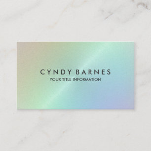 Rainbow Sheen Business Card Visitenkarte