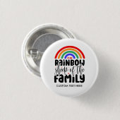RAINBOW SHEEP DES FAMILIENFunny Gay Button (Vorne & Hinten)