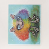 Rainbow Sheep Jigsaw Puzzle (Vertikal)