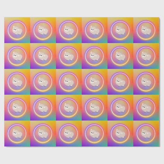 Rainbow Sheep Packpapier (Flach)