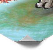 Rainbow Sheep Poster (Ecke)