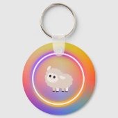 Rainbow Sheep Schlüsselanhänger (Vorderseite)