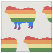 Rainbow Sheep Stoff (Nahaufnahme)
