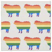 Rainbow Sheep Stoff (Muster)