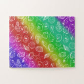 Rainbow Shellfish Muster 11" x 14" Puzzle (Horizontal)