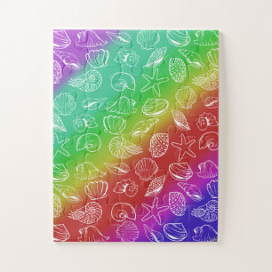 Rainbow Shellfish Muster 11" x 14" Puzzle