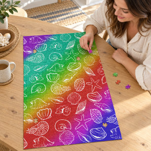 Rainbow Shellfish Muster 20" x 30" Puzzle