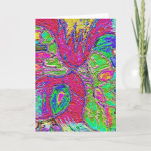 Rainbow Sherbert Foiled Greeting Card