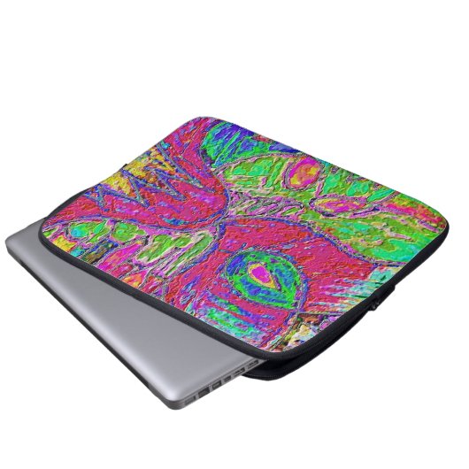 Rainbow Sherbert Laptopschutzhülle (Vorne Knopf)