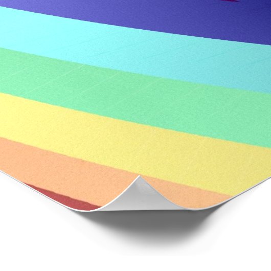 Rainbow Sherbert Poster (Ecke)