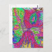 Rainbow Sherbet Foed Postcard Postkarte (Vorne/Hinten)