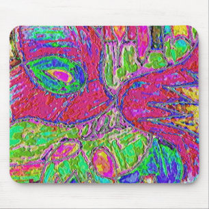 Rainbow Sherbet Foiled Mousepad