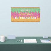 Rainbow Sherbet Ice Creme Banner (Messe)