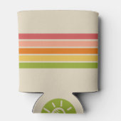 Rainbow Sherbet Vintag gestreift Dosenkühler (Rückseite)