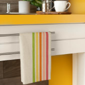 Rainbow Sherbet Vintag gestreift Geschirrtuch