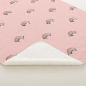 Rainbow Sherpa Blanket Sherpadecke (3/4)