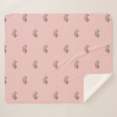 Rainbow Sherpa Blanket Sherpadecke (Vorderseite (Horizontal))