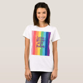 Rainbow-Shirt, hell wie ein Diamanthemd T-Shirt (Vorne ganz)