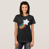 Rainbow Shooting Star T-Shirt (Vorne ganz)