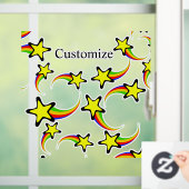 Rainbow Shooting Stars Thunder_Cove Fensteraufkleber (Zuhause)
