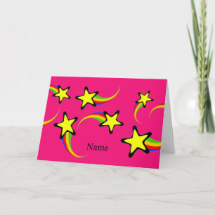 Rainbow Shooting Stars Thunder_Cove Karte