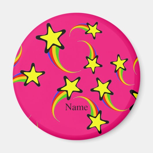 Rainbow Shooting Stars Thunder_Cove Magnet (Vorne)