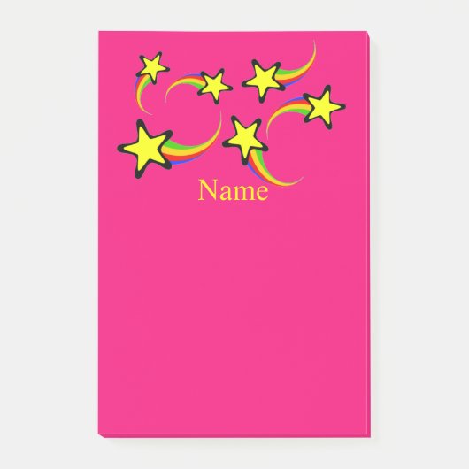 Rainbow Shooting Stars Thunder_Cove Post-it Klebezettel (Vorderseite)