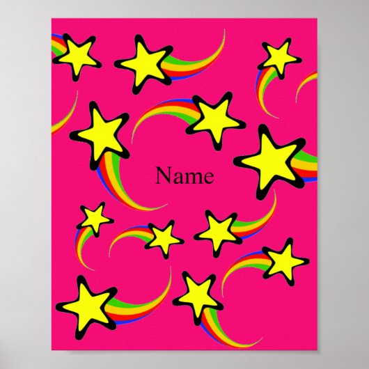 Rainbow Shooting Stars Thunder_Cove Poster (Vorne)