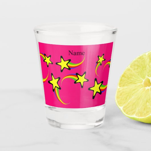 Rainbow Shooting Stars Thunder_Cove Schnapsglas (Vorderseite)