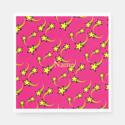 Rainbow Shooting Stars Thunder_Cove Serviette (Vorderseite)