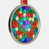 Rainbow Silbernes Ornament (Rechts)