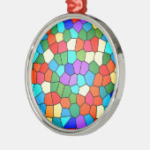 Rainbow Silbernes Ornament (Links)