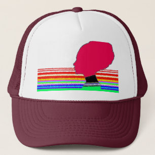 Rainbow Silhouette – Pop Art Trucker Cap Truckerkappe