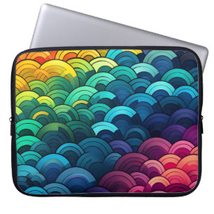 Rainbow-Skalenmuster Laptopschutzhülle