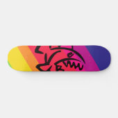 Rainbow Skateboard (Horizontal)