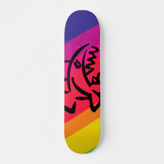 Rainbow Skateboard (Vorne)