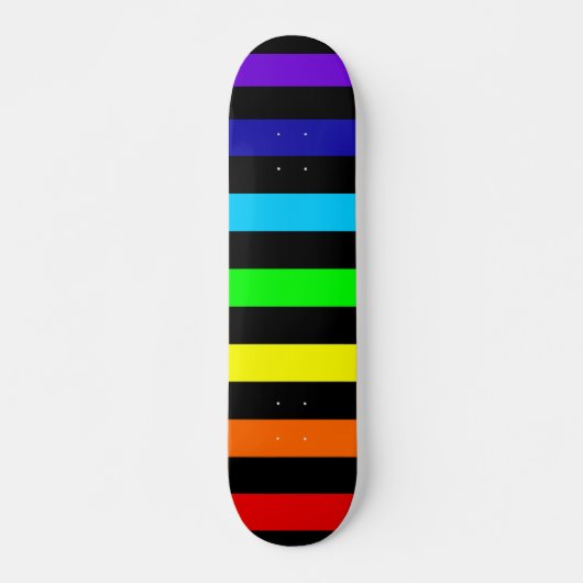 Rainbow Skateboard Deck (Vorne)