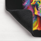 Rainbow Skeleton Anatomie Beängstigendes Halloween Mousepad (Ecke)