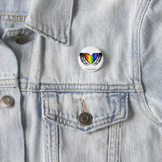 Rainbow Skeleton Hands Button (Beispiel)