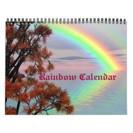 Rainbow Skies Nature Destiny Custom Calendar Kalender