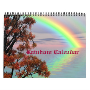 Rainbow Skies Nature Destiny Custom Calendar Kalender