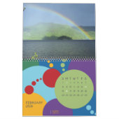 Rainbow Skies Nature Destiny Custom Calendar Kalender (Feb 2026)