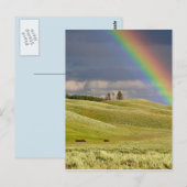 Rainbow Skies Office personalize Destiny's Postkarte (Vorne/Hinten)