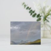 Rainbow Skies Office personalize Destiny's Postkarte (Stehend Vorderseite)