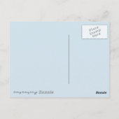Rainbow Skies Office personalize Destiny's Postkarte (Rückseite)