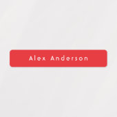 Rainbow Skinny Waterproof Adhesive Kid's Labels Etiketten (Design 1)