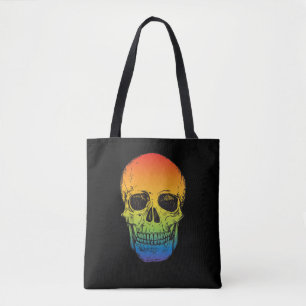 Rainbow Skull - für Trick oder Treat & Fun! Tasche