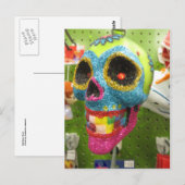 Rainbow Skull Postkarte (Vorne/Hinten)
