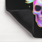Rainbow Skull Shirt Halloween Niedlich Bow Pastel Mousepad (Ecke)