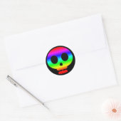 Rainbow Skull Sticker Zwei (Umschlag)